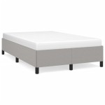 vidaXL Cadru de pat fără saltea țesătură gri deschis 120x190 cm