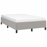 vidaXL Cadru de pat fără saltea țesătură gri deschis 120x190 cm