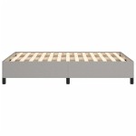 vidaXL Cadru de pat fără saltea țesătură gri deschis 120x190 cm