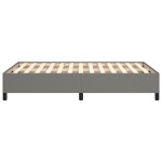 vidaXL Cadru de pat fără saltea gri închis 120x190 cm țesătură
