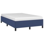 vidaXL Cadru de pat fără saltea Albastru 120x190 cm țesătură