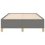 vidaXL Cadru de pat fără saltea gri închis 120x190 cm țesătură vidaXL Cadru de pat fără saltea gri închis 120x190 cm țesătură