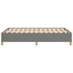 vidaXL Cadru de pat fără saltea gri închis 120x190 cm țesătură vidaXL Cadru de pat fără saltea gri închis 120x190 cm țesătură