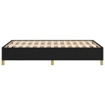 vidaXL Cadru de pat fără saltea Negru 120x190 cm țesătură