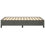 vidaXL Cadru de pat fără saltea Gri închis 120x190 cm catifea