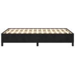 vidaXL Cadru de pat fără saltea Negru 120x190 cm catifea