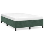 vidaXL Cadru de pat fără saltea verde închis 120x190 cm catifea vidaXL Cadru de pat fără saltea verde închis 120x190 cm catifea