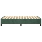 vidaXL Cadru de pat fără saltea verde închis 120x190 cm catifea vidaXL Cadru de pat fără saltea verde închis 120x190 cm catifea