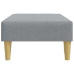 vidaXL Taburet, gri deschis, 77x55x31 cm, material textil vidaXL Taburet, gri deschis, 77x55x31 cm, material textil