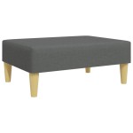 vidaXL Taburet, gri închis, 77x55x31 cm, material textil vidaXL Taburet, gri închis, 77x55x31 cm, material textil