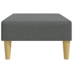 vidaXL Taburet, gri închis, 77x55x31 cm, material textil vidaXL Taburet, gri închis, 77x55x31 cm, material textil