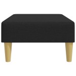 vidaXL Taburet, negru, 77x55x31 cm, material textil vidaXL Taburet, negru, 77x55x31 cm, material textil