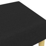 vidaXL Taburet, negru, 77x55x31 cm, material textil vidaXL Taburet, negru, 77x55x31 cm, material textil