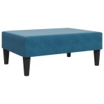 vidaXL Taburet, albastru, 77x55x31 cm, catifea vidaXL Taburet, albastru, 77x55x31 cm, catifea