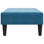 vidaXL Taburet, albastru, 77x55x31 cm, catifea vidaXL Taburet, albastru, 77x55x31 cm, catifea