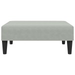vidaXL Taburet, gri deschis, 77x55x31 cm, catifea vidaXL Taburet, gri deschis, 77x55x31 cm, catifea