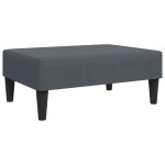 vidaXL Taburet, gri închis, 77x55x31 cm, catifea vidaXL Taburet, gri închis, 77x55x31 cm, catifea