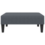 vidaXL Taburet, gri închis, 77x55x31 cm, catifea vidaXL Taburet, gri închis, 77x55x31 cm, catifea