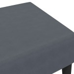 vidaXL Taburet, gri închis, 77x55x31 cm, catifea vidaXL Taburet, gri închis, 77x55x31 cm, catifea