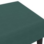 vidaXL Taburet, verde închis, 77x55x31 cm, catifea vidaXL Taburet, verde închis, 77x55x31 cm, catifea
