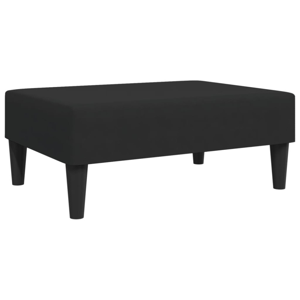 vidaXL Taburet, negru, 77x55x31 cm, catifea