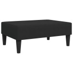 vidaXL Taburet, negru, 77x55x31 cm, catifea vidaXL Taburet, negru, 77x55x31 cm, catifea