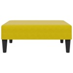 vidaXL Taburet, galben, 77x55x31 cm, catifea vidaXL Taburet, galben, 77x55x31 cm, catifea