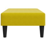 vidaXL Taburet, galben, 77x55x31 cm, catifea vidaXL Taburet, galben, 77x55x31 cm, catifea