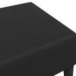 vidaXL Taburet, negru, 77x55x31 cm, piele artificială vidaXL Taburet, negru, 77x55x31 cm, piele artificială