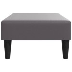 vidaXL Taburet, gri, 77x55x31 cm, piele ecologică vidaXL Taburet, gri, 77x55x31 cm, piele ecologică