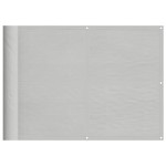 vidaXL Paravan de balcon gri deschis 75x500 cm 100% poliester oxford