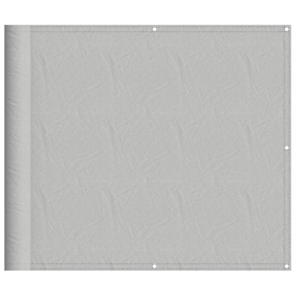 vidaXL Paravan de balcon gri deschis 90x300 cm 100% poliester oxford