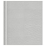 vidaXL Paravan de balcon gri deschis 120x400 cm 100% poliester oxford