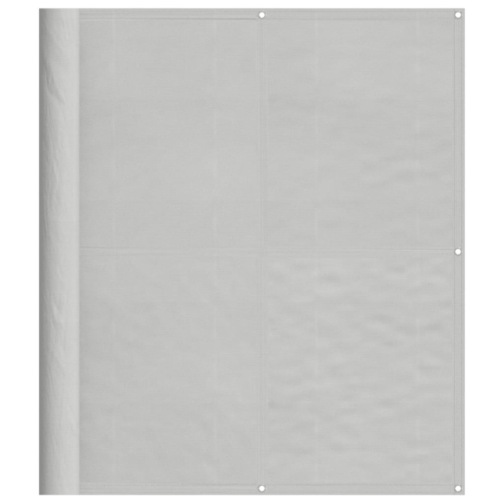 vidaXL Paravan de balcon gri deschis 120x500 cm 100% poliester oxford