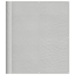 vidaXL Paravan de balcon gri deschis 120x500 cm 100% poliester oxford