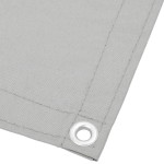 vidaXL Paravan de balcon gri deschis 120x500 cm 100% poliester oxford
