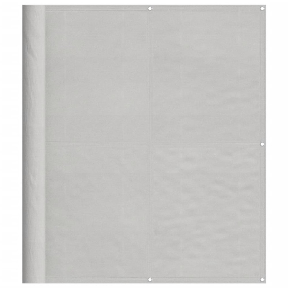 vidaXL Paravan de balcon gri deschis 120x600 cm 100% poliester oxford