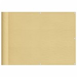 vidaXL Paravan de balcon, nisipiu, 75x300 cm, 100% poliester oxford vidaXL Paravan de balcon, nisipiu, 75x300 cm, 100% poliester oxford