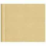 vidaXL Paravan de balcon, nisipiu, 90x400 cm, 100% poliester oxford vidaXL Paravan de balcon, nisipiu, 90x400 cm, 100% poliester oxford