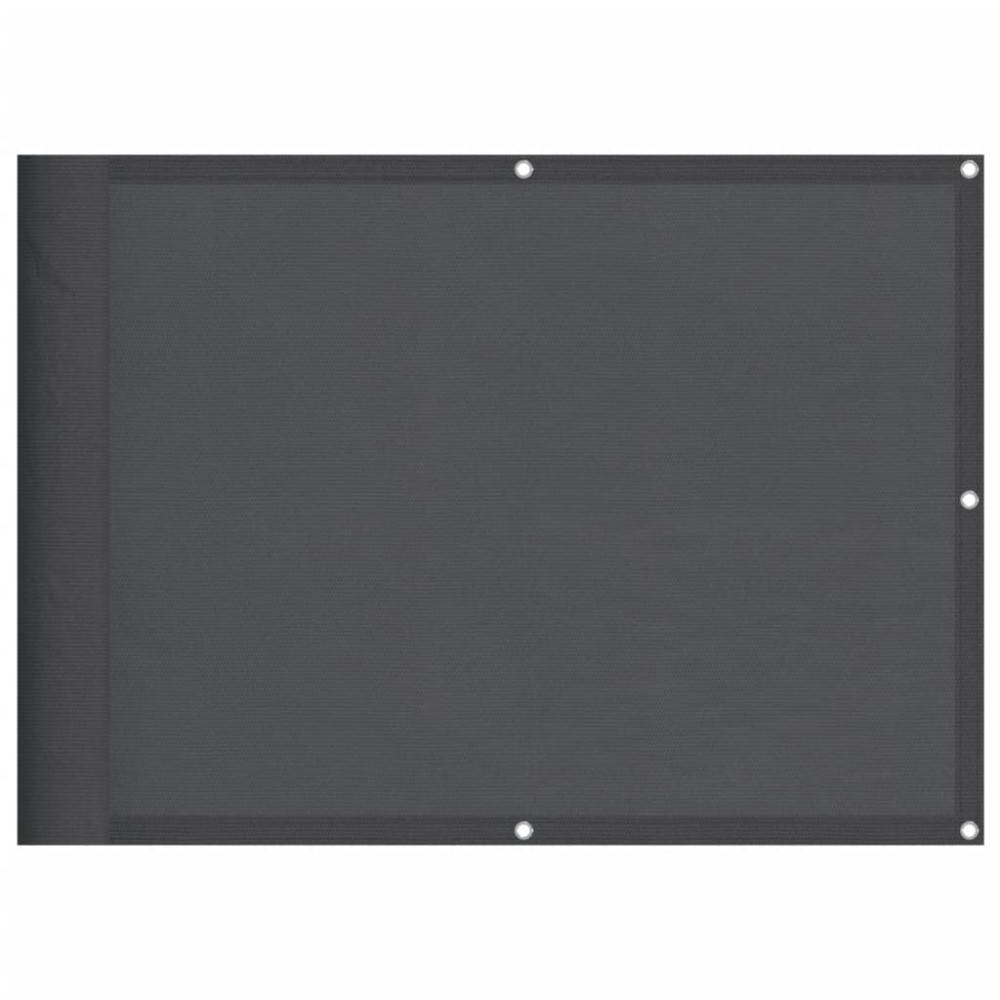 vidaXL Paravan de balcon, antracit, 75x700 cm, 100% poliester oxford