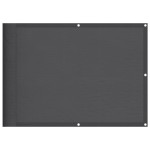 vidaXL Paravan de balcon, antracit, 75x1000 cm, 100% poliester oxford