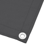 vidaXL Paravan de balcon, antracit, 120x700 cm, 100% poliester oxford