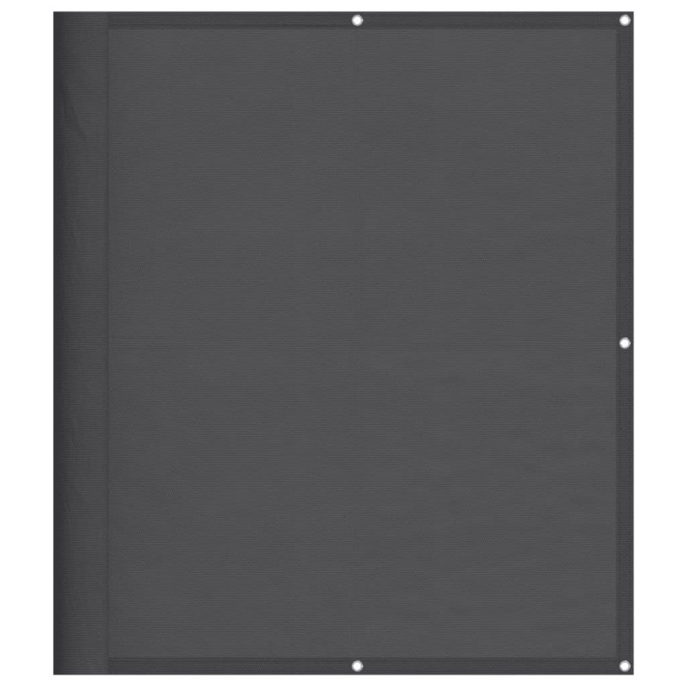 vidaXL Paravan de balcon, antracit, 120x800 cm, 100% poliester oxford