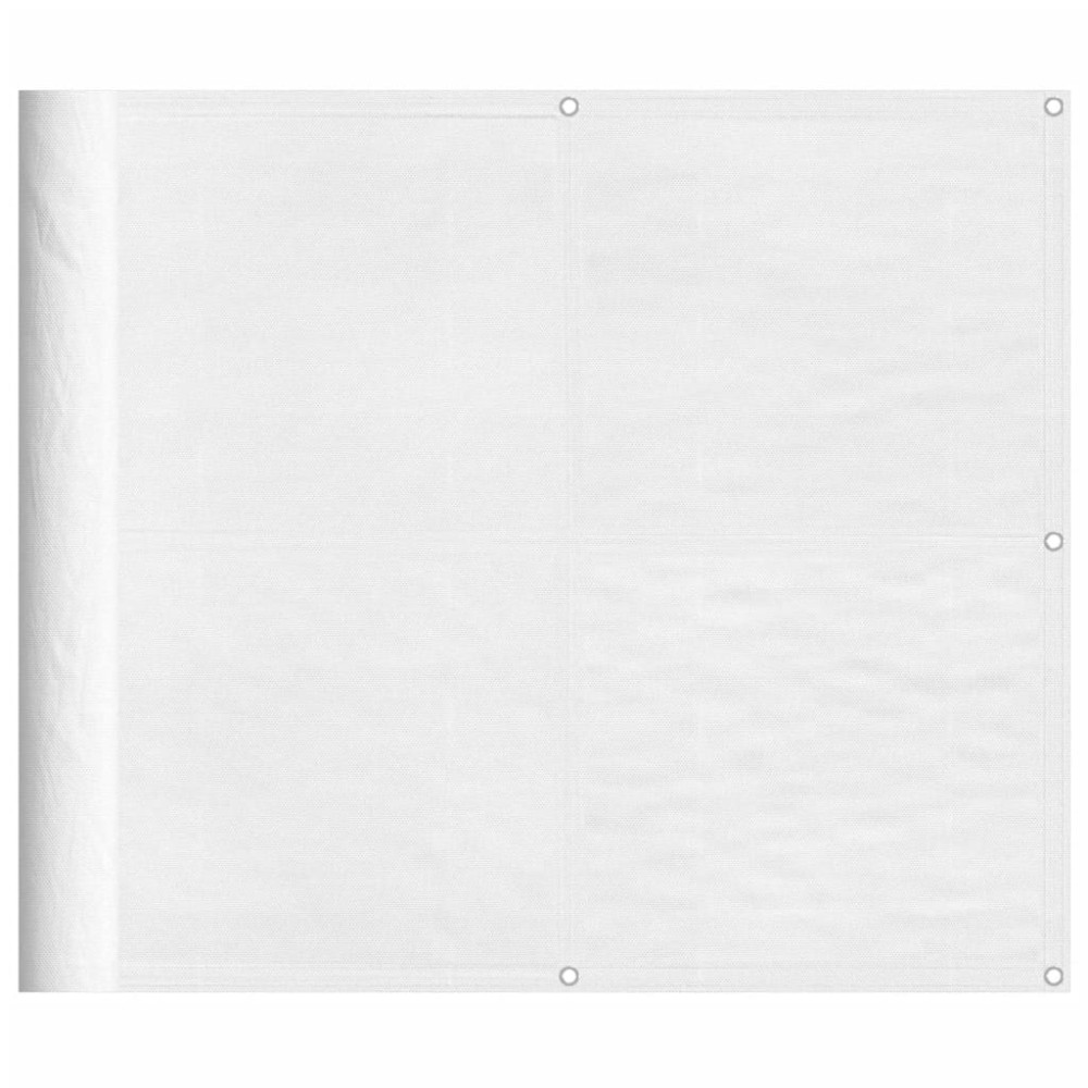 vidaXL Paravan de balcon, alb, 90x1000 cm, 100% poliester oxford