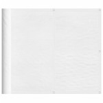 vidaXL Paravan de balcon, alb, 90x1000 cm, 100% poliester oxford