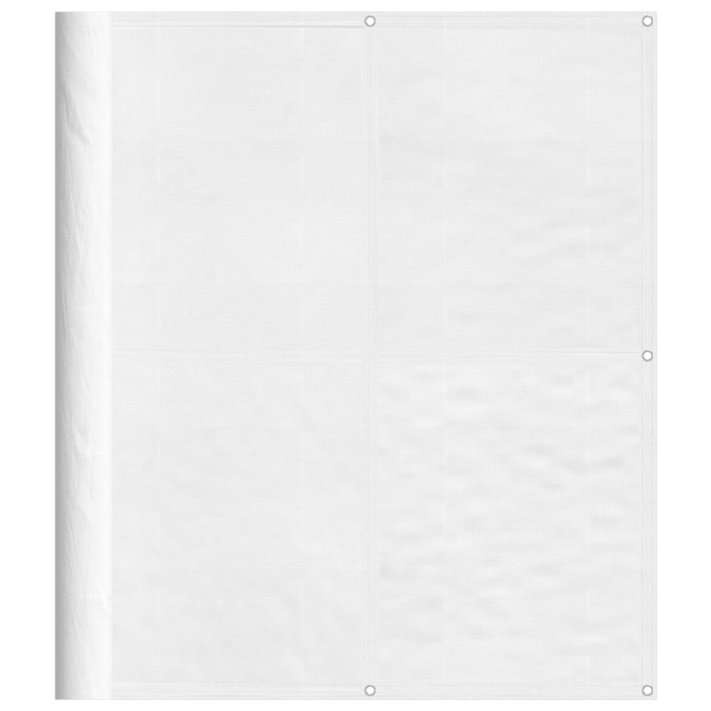 vidaXL Paravan de balcon, alb, 120x800 cm, 100% poliester oxford