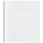 vidaXL Paravan de balcon, alb, 120x1000 cm, 100% poliester oxford