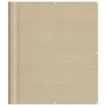 vidaXL Paravan de balcon, bej, 120x700 cm, 100% poliester oxford
