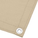 vidaXL Paravan de balcon, bej, 120x1000 cm, 100% poliester oxford