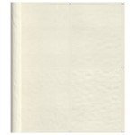 vidaXL Paravan de balcon, crem, 120x1000 cm, 100% poliester oxford